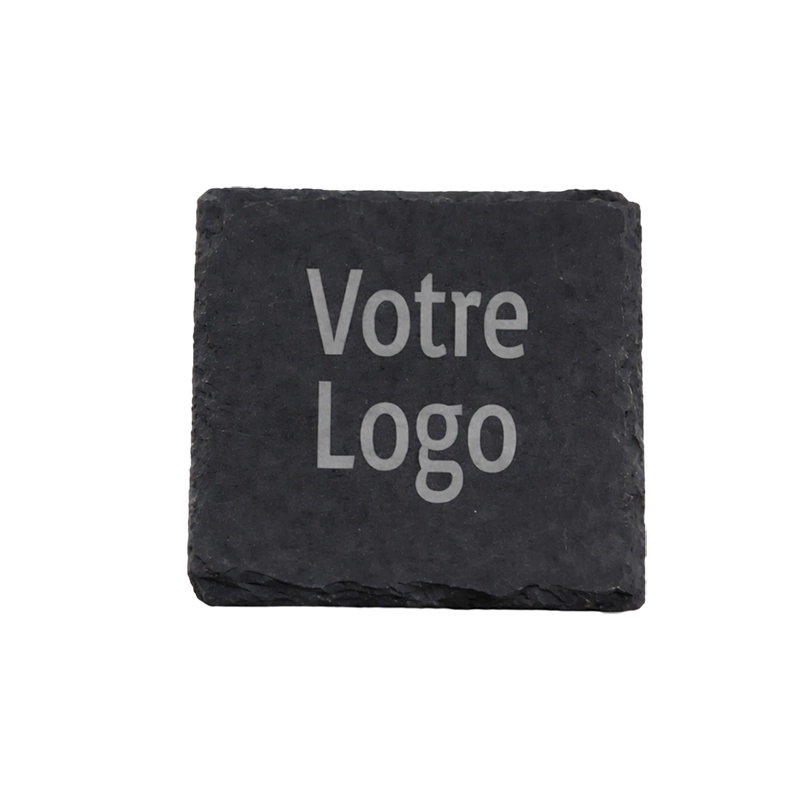 Sous-verre en ardoise personnalisé